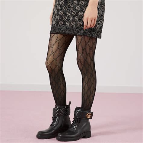 gucci strumpfhose|gucci black distressed tights.